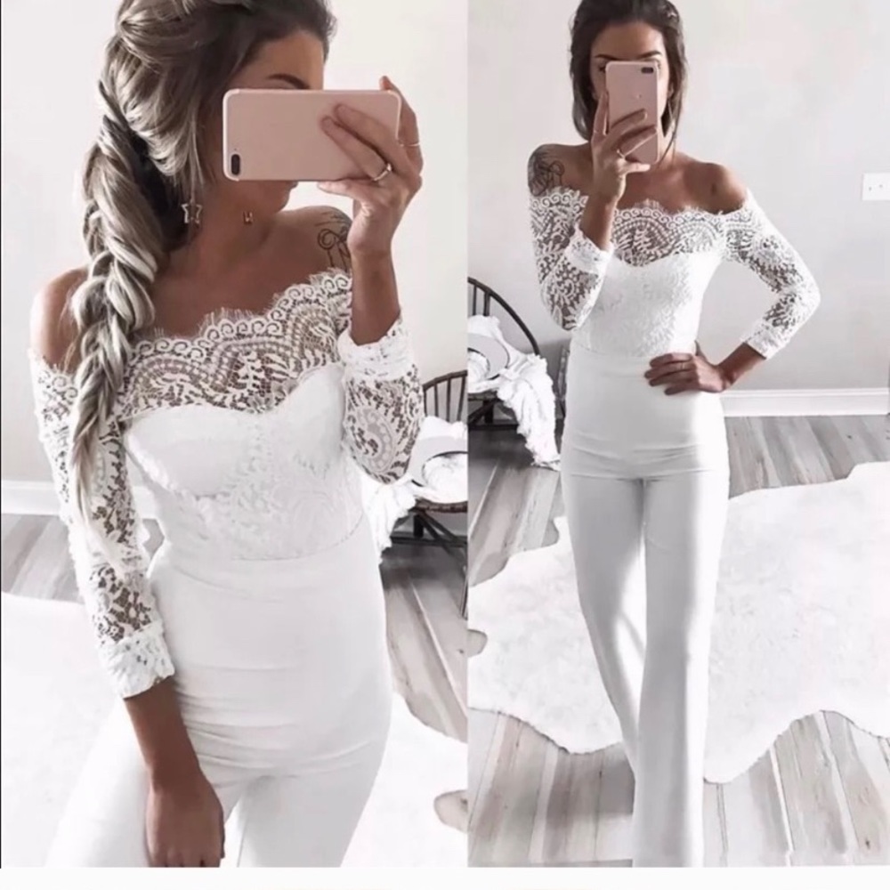 Cute dress white romper